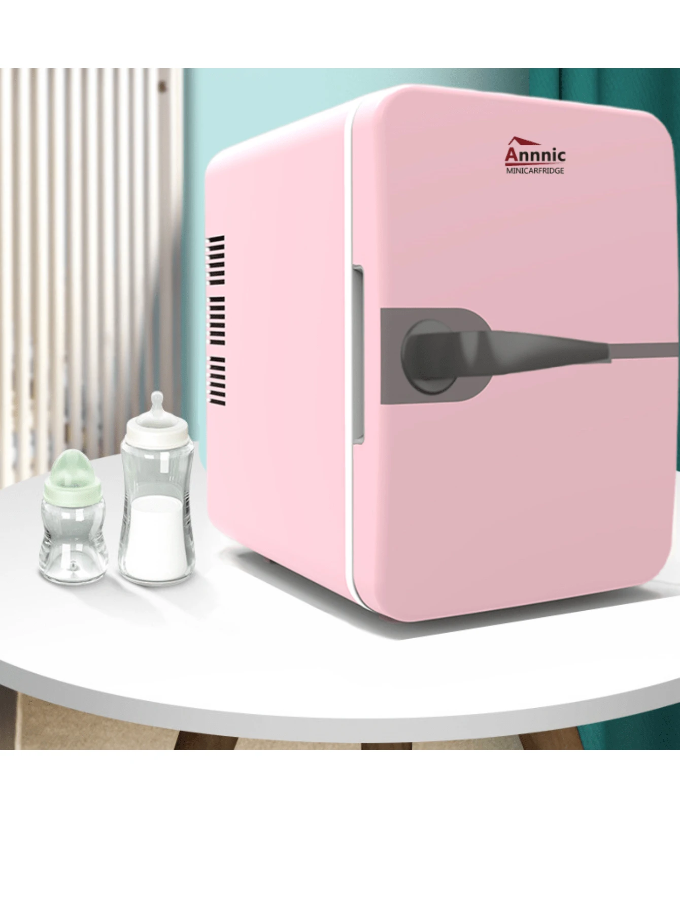 Home Car 2In1 Mini Refrigerator, 4L Cold And Hot DualPurpose