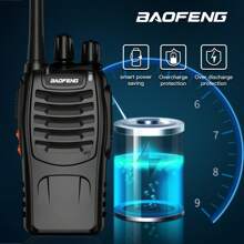 2PCS BF-888S Plus Remote Intercom Uhf 430-440MHz Two-Way Radio Communication Transceiver Hotel Camping