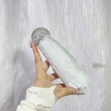 Mini Rhinestone Decorated Sun Umbrella For Women, Lightweight Portable Folding UV Protection Parasol,Spring Summer Picks,Brides Maid Gifts,Room,Bedroom Decor,Beach,Travel,For Men,For Women,Vacation - Multicolor - View 2