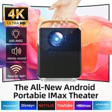Máy chiếu thông minh Ultra-HD 5G mới 2024, Thích hợp cho gia đình, Phòng ngủ, Chiếu tường độ phân giải cao, Rạp hát tại nhà độ phân giải cao, Máy tính, Phản chiếu màn hình điện thoại di động, Thể dục, Văn phòng, Cắm trại ngoài trời, Phòng, Khóa học trực tuyến, Phòng khách, Ký túc xá , Sinh viên, Máy chiếu mini 4K - Phích cắm loại C của EU (220-240V) - Xem 2