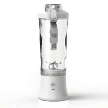 20 盎司便携式搅拌机，多功能个人冰沙搅拌机，适用于奶昔和冰沙，迷你电动榨汁杯，带 USB 充电，可充电电池，6 个不锈钢刀片，易于清洁，防滑 - 0.6 升容量