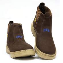 Men's Short Boot Agro Work Boot Light Sole - Rỉ Nâu - Xem 3