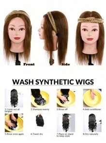 Crimp And Fluffy Braided Headband 3 Strands Synthetic Hair Braid Fashion Chunky Wide Thick Elastic Braid Headbands 14inch