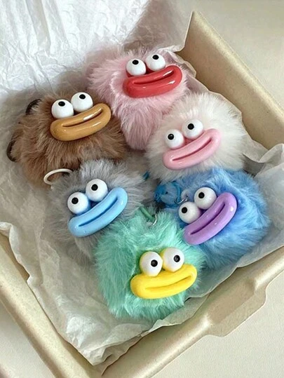 6pcs/1pc Cute Cartoon Sausage Plush Keychain, Multicolor, Versatile Car & Bag Decor Accessory, Daily Wear Ornament, For Friends And Family Car Accessories Bag Charm School Goth Y2k Halloween Accessories Teachers Day Christmas Gift Ideas Bag Accessories Lanyards With Id Holder Car Accessories Bag Charms