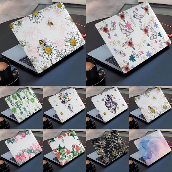 10 opções de padrões, compatível com MacBook Air Pro Apple Laptop Case, 13/14/15/16 polegadas Computer Case, A1370, A1534, A1502, A1707, A2337, A1932, A2179, A2338, A1706, A1708, A2681 Plastic Hard Shell Laptop Case, Color Printed Halo Pattern A2485 A2442 A1466,A1369,A1369,M2,A941,A3114,M3,A3113, Colorful Bee Flower Pattern, Marble Pattern, Microsoft Surface Laptop Go 1/2 12.4, 13.5 polegadas Laptop Case 1943, 1868, 1958, 1979, Protective Case