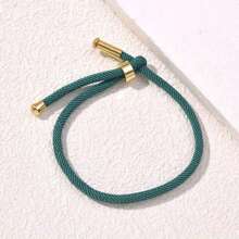 1pc Fashion Minimalist String Bracelet For Women For Daily Decoration - Black - View 18