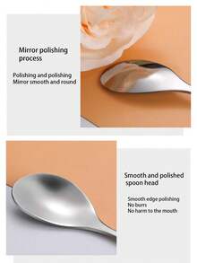 1/5/10/15 件不锈钢花形向日葵设计咖啡勺，适合搅拌甜点、蜂蜜、圣诞礼物 - 銀色 - 查看 3