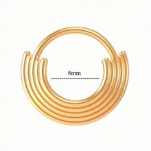 16G Septum Ring 316L Stainless Steel Nose Ring Body Piercing Jewelry For Septum/Nose/Earlobe-Stainless Steel Cartilage Earring For Women Men