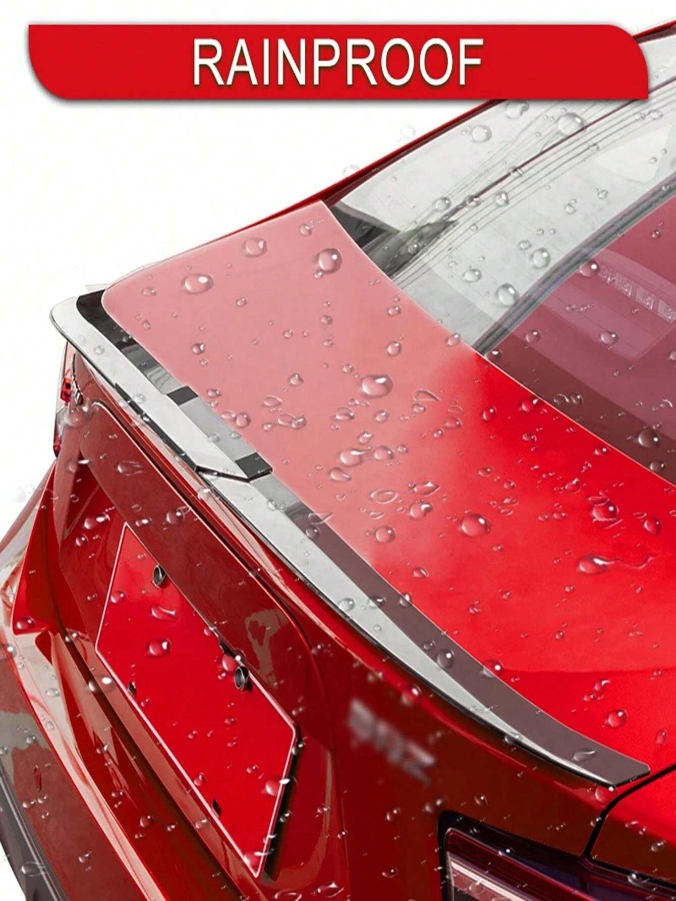 3pcs Universal Adjustable Rear Spoiler Wing Diffuser For BMW Tesla Audi