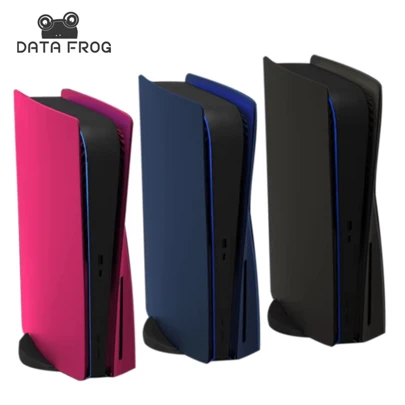  Data Frog 替换盖外壳 适用于 PS 5 主机配件 游戏机 PS 5 主机 光驱版 游戏机
