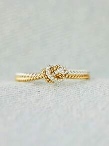 1 pieza Anillo sencillo, estilo de mujer, regalo del Día de San Valentín, accesorio para fiesta de compromiso y aniversario, regalo para el Día de San Valentín, Día de la Madre - 1# - Ver 25