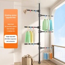 Free Standing Laundry Drying Rack, Extendable Indoor Outdoor Towel Clothes Hanger, No Drilling - Scalable - View 14