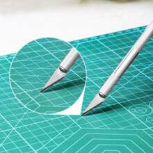 A2 Cutting Mat Non Slip And Self Healing Craft Quilting Printed Grid Lines Board - Dark Green - View 4