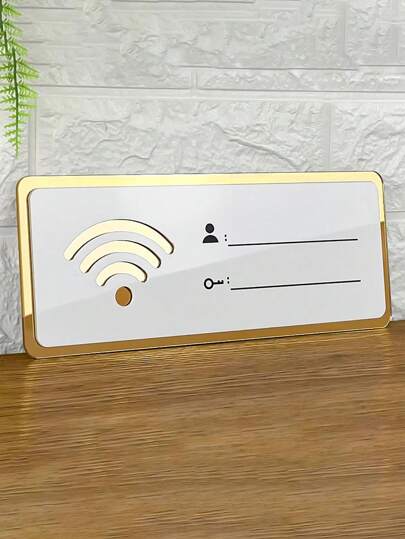 1pc WiFi Password Sign,Acrylic Wall Sign, Decorative Pendant, Store Sign, Coffee Shop Sign, Restaurant Sign,Home Decor ,Room Decor,Wall Decor Gifts Birthday Graduation