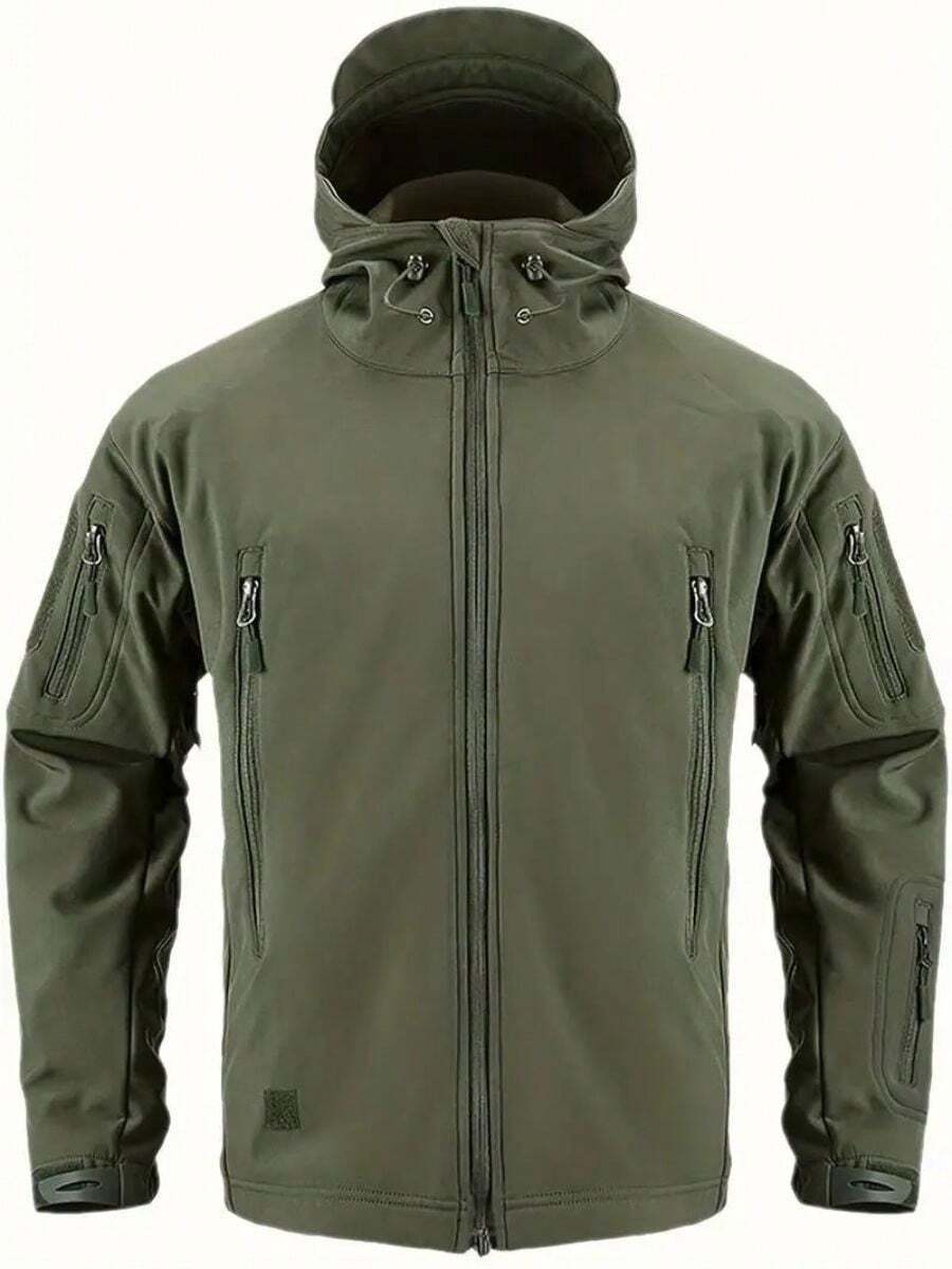 Chamarra Tactica Militar Térmica Impermeable Tactico Hombre - Verde - Ver 1