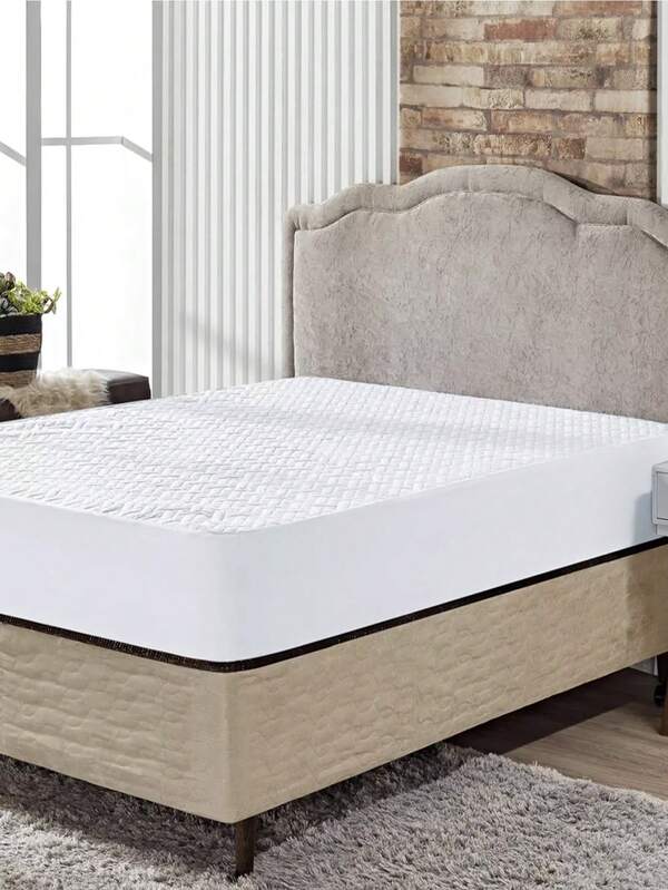 Capa Protetora Impermeável Matelado De Colchão Casal Padrão Size Soft Fácil de Limpar Antialérgico Antimofo