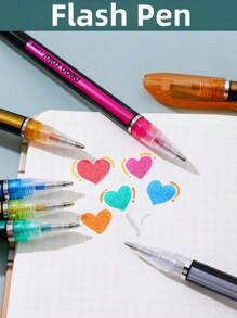 Set Of Glitter Gel Pens, Available In 12/18/24/36/48/60 Colors, Essential For Back To School Season - Multicolor - View 3