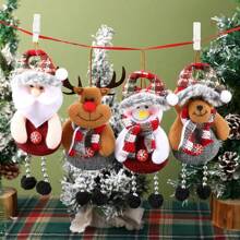 1 cái/4 cái Đồ trang trí Giáng sinh - Đồ trang trí Ông già Noel, Người tuyết, Tuần lộc và Gấu, Thích hợp cho Trang trí Cây và Nhà, Đồ trang trí Treo, Đồ trang trí Cảnh, Đồ trang trí Phòng, Đồ trang trí Nhà, Đồ trang trí Tiệc ngày lễ, Quà tặng Giáng sinh - Nhiều màu - Xem 8