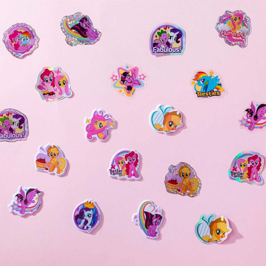 MY LITTLE PONY Iigen 1pc Poke And Poke Bonus Stick Gift Box DIY Gooka Ledger Stickers - Multicolor - View 1