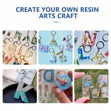 Alphabet Letters Silicone Mold For Resin Crafts Products - 字母形狀矽膠模具 - 查看 3
