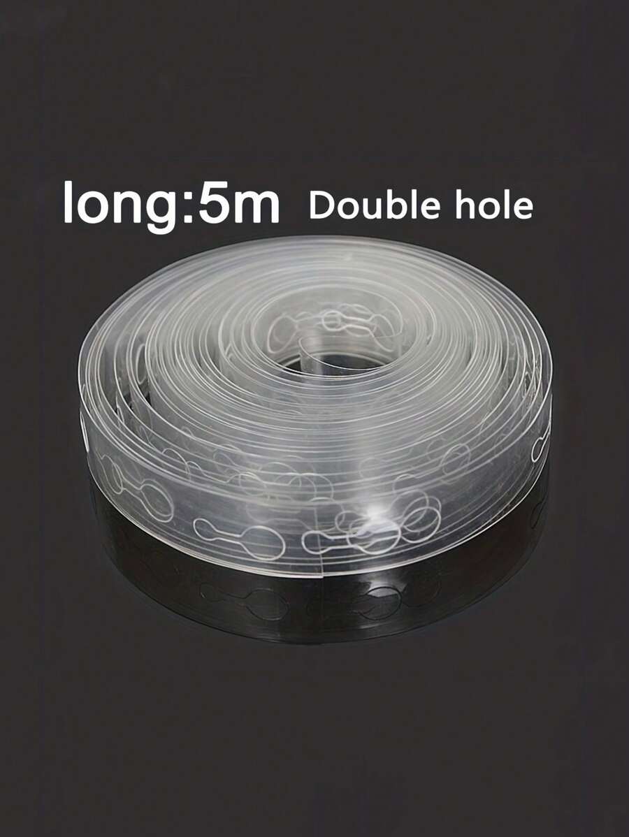 5pcs 5-Meter Double Hole Balloon Chain, Birthday Background Wall Decoration, Wedding Decoration, Balloon Chain, Balloon Firecracker Chain5pcs 5-Meter Double Hole Balloon Chain, Birthday Background Wall Decoration, Wedding Decoration, Balloon Chain, Balloon Firecracker Chainbaby Shower Family Decorations Gifts - White - View 1