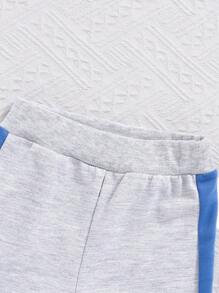 Newborn Sweatshirt Clothing Autumn/Winter Baby Boy Sports Suit Hooded Sweatshirt + Trousers