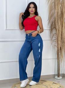 Women Pants - Rửa tối - Xem 3