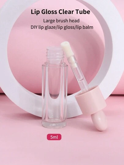 1 adet 5 ml Pembe Şeffaf Dudak Parlatıcısı Tüpü, Kozmetik Doldurulabilir Şişe, Taşıması Kolay, Seyahat İçin Uygun, Seyahat Aksesuarları, Seyahat Gereçleri, Hediye, Makyaj, Ucuz, Oda Dekorasyonu, Tuvalet Masası, Seyahat, Yatak Odası, Makyaj Aksesuarları, Ucuz, Çorap İçi Doldurucular, Makyaj, Makyaj Aletleri, Ucuz Ürünler, Hediyeler, Kadınlar İçin Hediyeler, Noel Hediyeleri