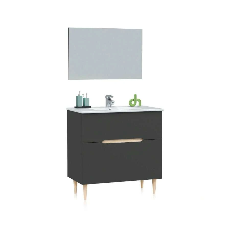 Duehome Pacote de banheiro com pia Opera 80