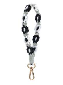 1 件波西米亚手工编织雏菊花钥匙扣和挂绳，免费配色撞色钥匙扣饰物和支架，适合送给母亲、家人、朋友、生日、节日的手机饰物、手机链的礼物 - 彩色 - 查看 21