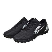 Sociaty Synthetic Grass Premium HMX2 Original Haymax Launch Football Boots - 黑與白 - 查看 3