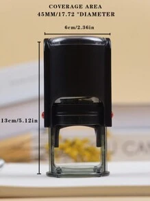 Personalized Book Stamp | Book Embosser Stamp | Custom Book Stamp | Bookplate Stamp | From The Library Of Stamp | Self Inking Back To School - Black - View 5