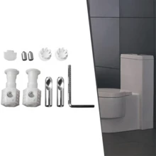 Wall Hung Toilets Fixing Kits Screws Bolts Universal Mounting Toilet Seat Set - Multicolor - View 6