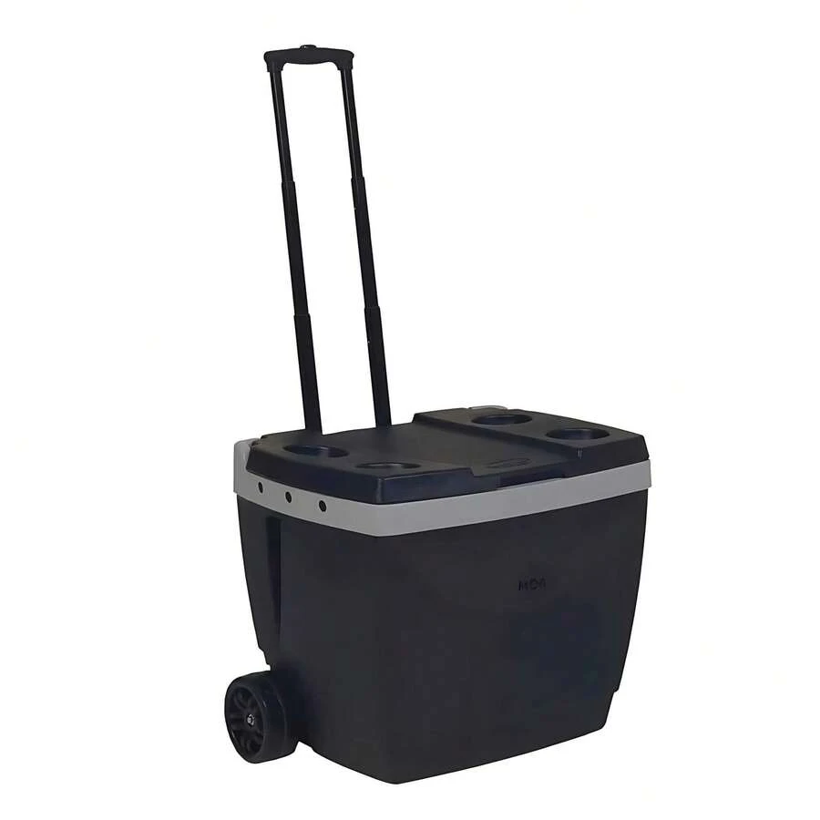 42 Litre Cooler Box With Handle And Wheels Black MOR - 25108220 - 黑色 - 查看 1