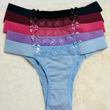 Kit Of 3 Comfort Panties With Sides That Don't Roll Up, Beautiful Colors - 彩色 - 查看 1