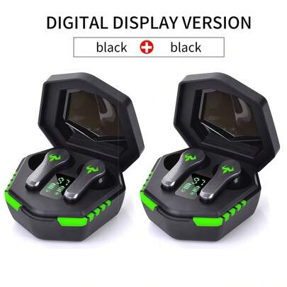 Fones de Ouvido Sem Fio N35 W11 TWS Bluetooth 5.2 Gamer Modo Dual Comutável Fones de Ouvido Estéreo 8D Música Gaming, Decoração de Sala, Decoração Doméstica, Decoração de Outono, Decoração de Quarto