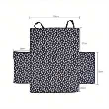 Waterproof Heavy Duty Dog Car Boot Liner Bumper Dirt Pad Pet Cover Protector Mat - Black - View 3