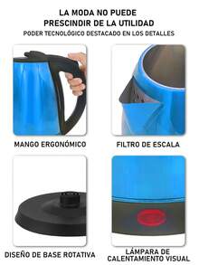 Electric Kettles - Blue - View 7