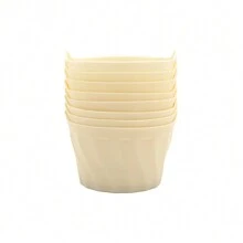 4Pcs/8Pcs Silicone Baking Air Fryer Cup, Reusable Silicon Air Fryer Baking Liner, Replace Disposable Parchment Paper Square Shaped Liner, Silicone Muffin Cups For Baking Cake Egg Tart Pudding Baking- Kitchen Air Fryer Accessory
