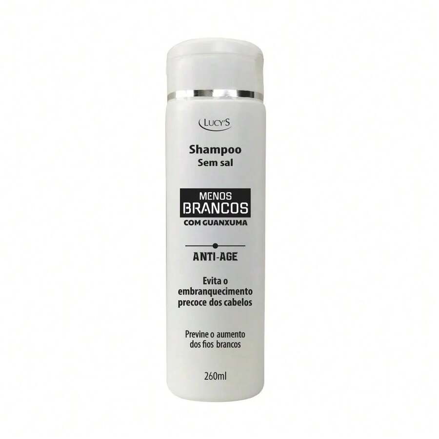 Less White Shampoo With Guanxuma Without Salt – Prevents Premature Graying Of Hair 260ml Lucys - 彩色 - 查看 1
