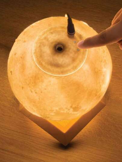 Difusor de aramaterapia en forma de Luna, Lámpara de Luna Aroma Difusor de Aceite Esencial
