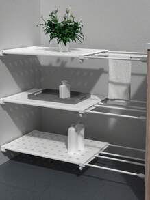 1 szt. regał do przechowywania bez perforacji w szafce, regał do przechowywania o regulowanej długości, organizer do garderoby, wysuwana ścianka działowa do przechowywania, ścianka działowa do kuchni, półki warstwowe do szafek w akademiku, półki łazienkowe, ścianka działowa do szafki na buty, wystrój pokoju, dekoracje, dekoracje, wystrój, przechowywanie, organizer, spodnie do sukienki, buty, dżinsy, buty, spódnica, sypialnia, organizer, organizer, przechowywanie w domu, biały T-shirt damski, czarne spodnie damskie, damskie ubrania zimowe, sukienka, ubrania zimowe dla pań, eleganckie sukienki damskie, biała koszula damska, długi rękaw, biały kombinezon dla kobiet, sukienki wiosenne dla kobiet, wiosenne stroje dla kobiet, wiosna, ubrania wiosenne, minimalistyczny, letnie bluzki