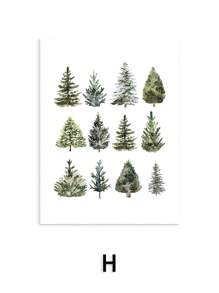 1 件带框墙壁艺术，适用于冬季节日装饰、圣诞树、糖果、家庭客厅装饰、无框圣诞节装饰、圣诞节装饰、圣诞树礼物装饰、感恩节婚礼家居装饰、家居装饰、秋季装饰、生日装饰、礼物派对用品、室内节日装饰、万圣节装饰、墙壁装饰、万圣节饰品 - 彩色 - 查看 29