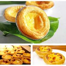 10pcs/20pcs/40pcs Egg Tart Mold Disposable Foil Trays Muffin Cases Egg Tart Tins Mince Pie Foil Cake Cases Pudding Cake Cookie Mold Lined Mould Pastry Dish Aluminium Mold Cups Cases Tin Pans - Multicolor - View 8