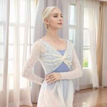 1 chiếc khăn choàng ren lưới mỏng gợi cảm cắt thấp dành cho nữ, thích hợp để kết hợp với váy dây mảnh, kem chống nắng, Dopamine Babe Y2K Essential, múa ba lê, áo liền quần thể dục dụng cụ, thích hợp cho hàng ngày, kỳ nghỉ, hẹn hò, phụ kiện chụp ảnh cho nữ - Nhiều màu - Xem 3