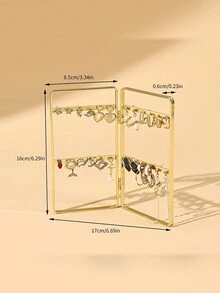 bianya 1 件装木制手链耳环项链展示架支架珠宝收纳架适用于家庭或商店 - 彩色 - 查看 17