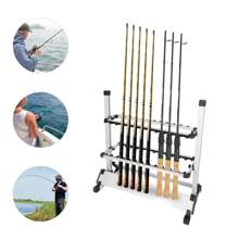 InSyoForeverEC Fishing Rod Racks - Silver - View 5