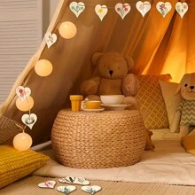 20mm/30mm/40mm/50mm Blank Round Wooden Rings Craft Supplies - Assorted Sizes, For DIY Projects Sliced Discs, Pendants And Christmas Ornaments, No Hole - Suitable For All Seasons - Multicolor - View 11