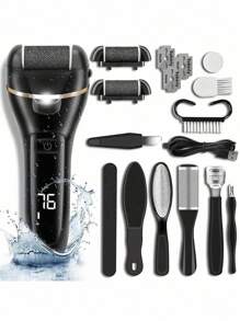 充电式电动去脚老茧机脚部死皮研磨器修脚脚锉去茧器 - 彩色 - 查看 2