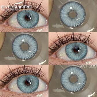  Eyeshare 1 Pair Estonia Colored Cosmetic Contact Lenses For Eyes Yearly Use 14.5mm Halloween Costume Cosplay
